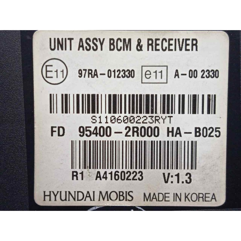 Recambio de modulo electronico para hyundai i30cw 1.6 crdi cat referencia OEM IAM 954002R000  