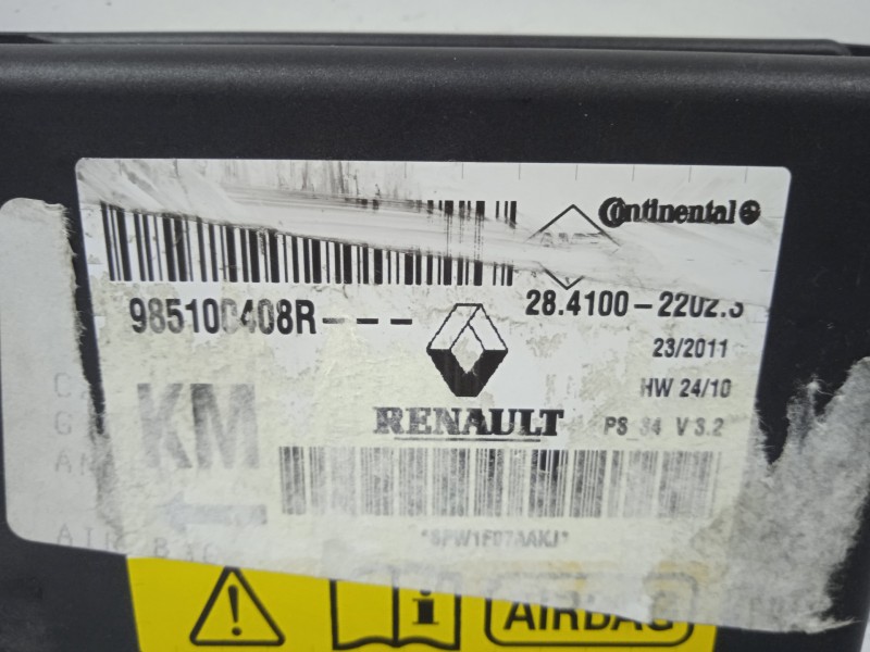 Recambio de centralita airbag para renault scenic iii grand dynamique referencia OEM IAM 985100408R-28410022023  