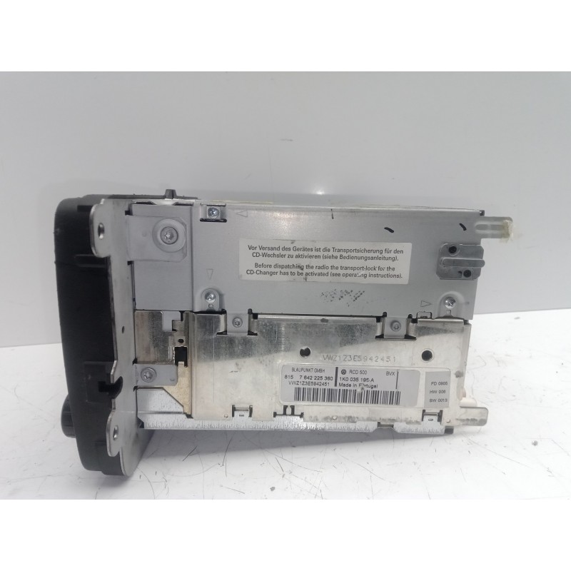 Recambio de sistema audio / radio cd para volkswagen touran (1t1) 2.0 tdi referencia OEM IAM 1K0035195A-8157642225360-RCD500  