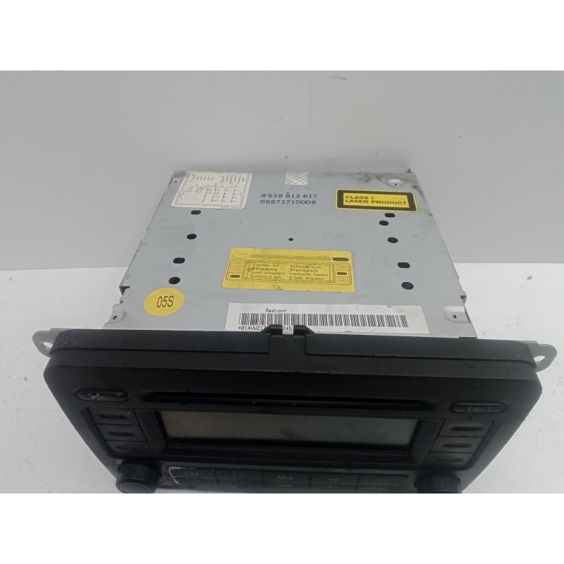 Recambio de sistema audio / radio cd para volkswagen touran (1t1) 2.0 tdi referencia OEM IAM 1K0035195A-8157642225360-RCD500  