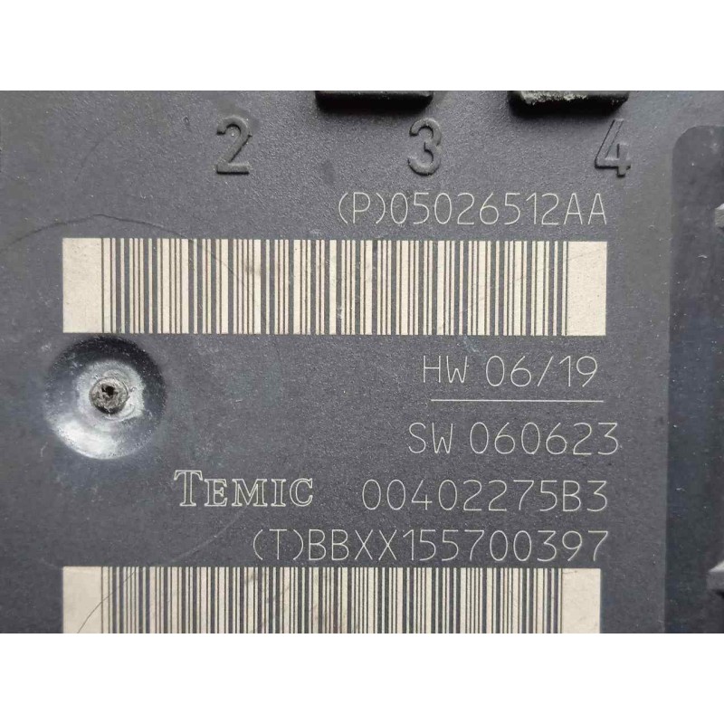 Recambio de modulo electronico para dodge nitro 2.8 crd referencia OEM IAM P05026512AA-00402275B3  