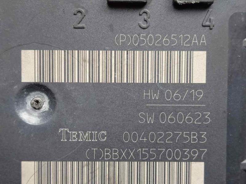 Recambio de modulo electronico para dodge nitro 2.8 crd referencia OEM IAM P05026512AA-00402275B3  