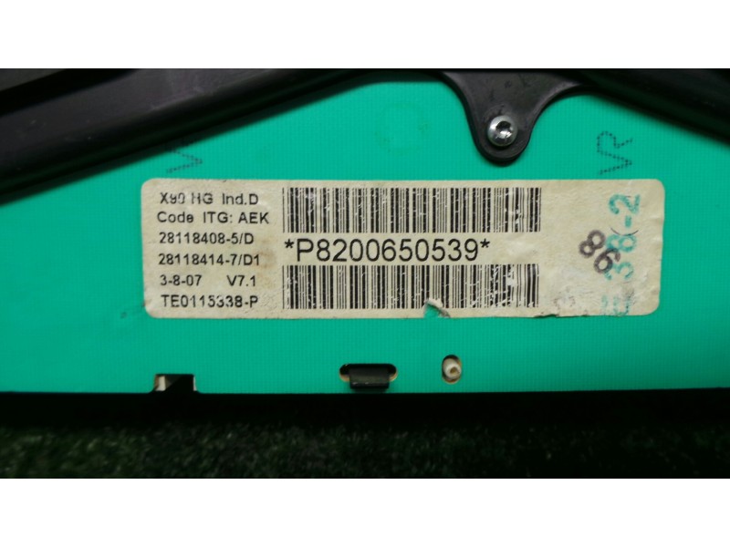 Recambio de cuadro instrumentos para dacia logan 1.4 cat referencia OEM IAM 8200650539  