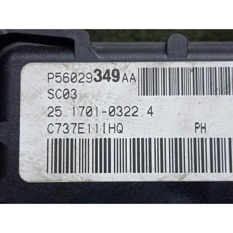 Recambio de centralita esp para dodge nitro 2.8 crd referencia OEM IAM 25170103414-P56029403AA-P56029349AA-25170103224  