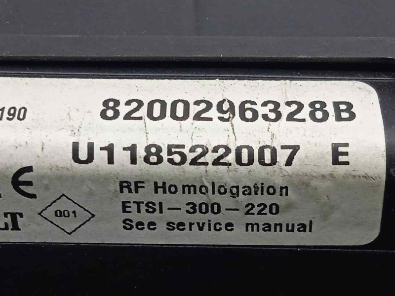 Recambio de centralita check control para dacia logan 1.4 cat referencia OEM IAM 8200296328B-U118522007-ETSI300220 ETSI300220 