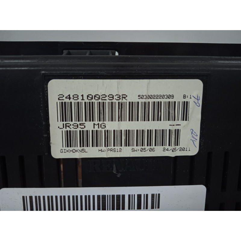 Recambio de cuadro instrumentos para renault scenic iii grand dynamique referencia OEM IAM 248100293R-5550022204-503002220309 MA