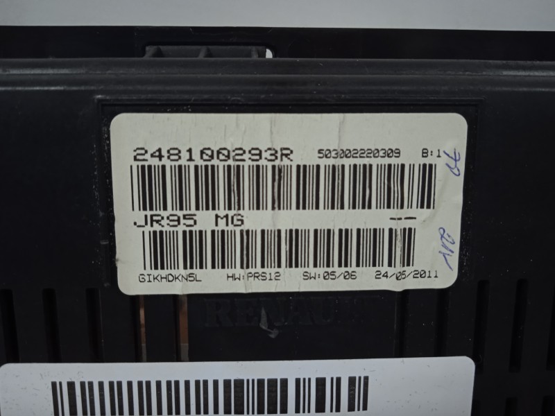 Recambio de cuadro instrumentos para renault scenic iii grand dynamique referencia OEM IAM 248100293R-5550022204-503002220309 MA