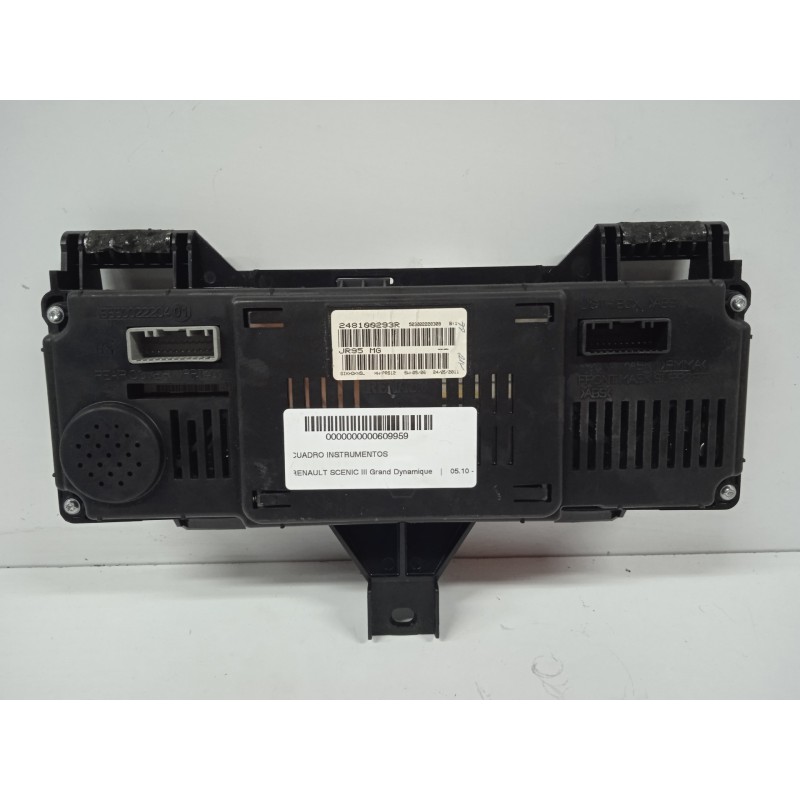 Recambio de cuadro instrumentos para renault scenic iii grand dynamique referencia OEM IAM 248100293R-5550022204-503002220309 MA