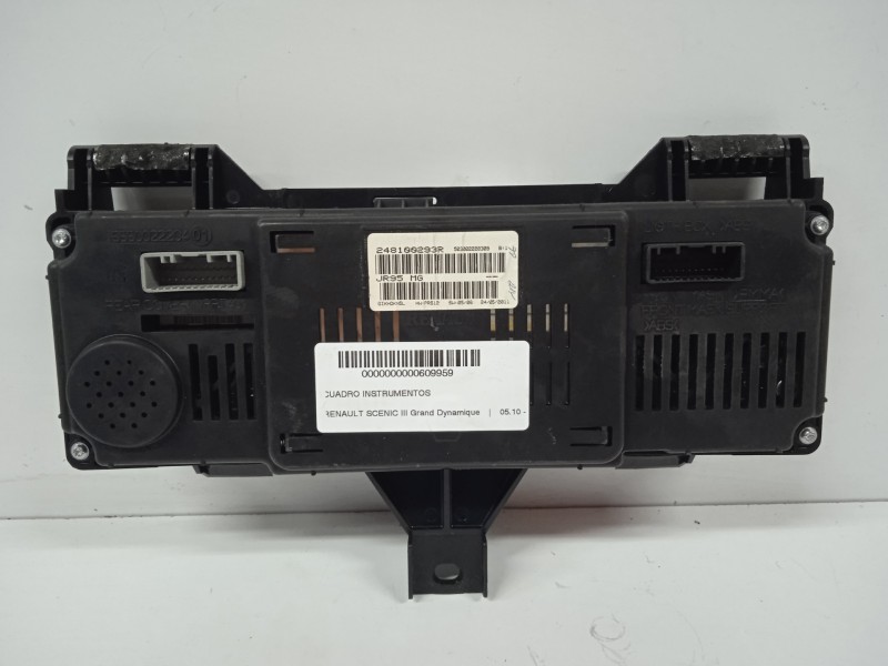 Recambio de cuadro instrumentos para renault scenic iii grand dynamique referencia OEM IAM 248100293R-5550022204-503002220309 MA