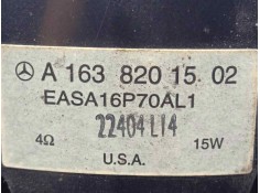 Recambio de sistema audio / radio cd para mercedes-benz clase m (w163) 2.7 cdi 20v cat referencia OEM IAM A1638201502 ALTAVOZ  2