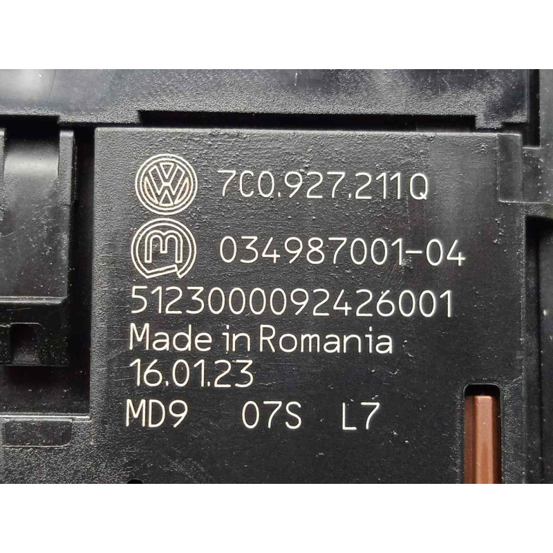 Recambio de interruptor para man tge kasten (uy) 2.0 tdi referencia OEM IAM 7C0927211Q  