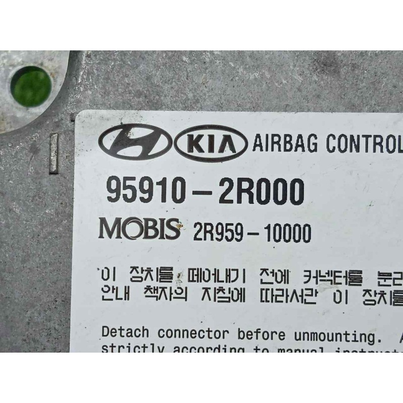 Recambio de centralita airbag para hyundai i30cw 1.6 crdi cat referencia OEM IAM 959102R000-2R95910000 MOBIS 
