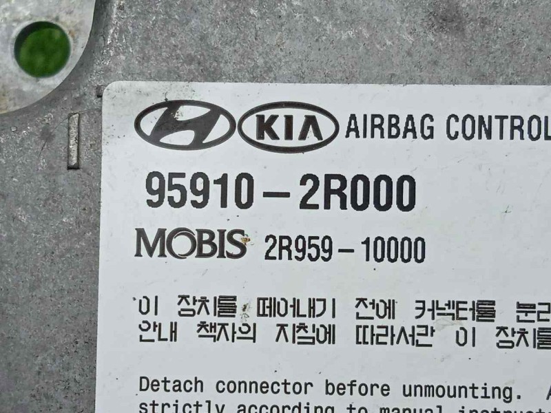 Recambio de centralita airbag para hyundai i30cw 1.6 crdi cat referencia OEM IAM 959102R000-2R95910000 MOBIS 