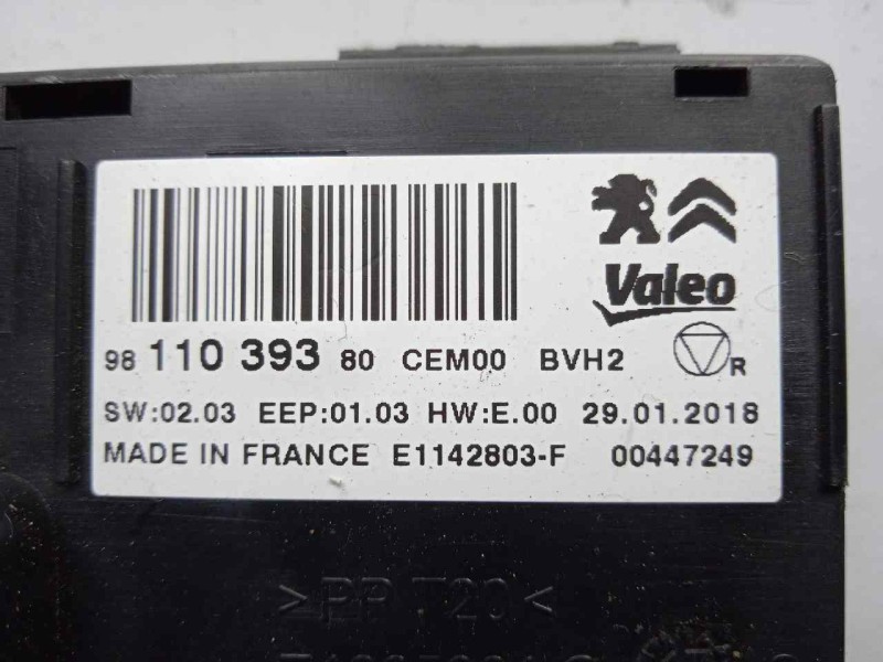 Recambio de modulo electronico para opel crossland x 1.2 referencia OEM IAM 9811039380-CEM00BVH2  