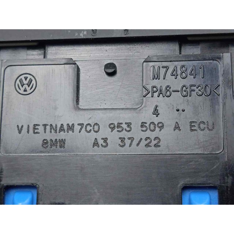 Recambio de warning para man tge kasten (uy) 2.0 tdi referencia OEM IAM 7C0953509A  
