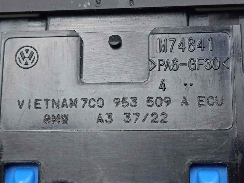 Recambio de warning para man tge kasten (uy) 2.0 tdi referencia OEM IAM 7C0953509A  