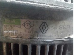 Recambio de alternador para renault megane i classic (la0) 1.9 diesel referencia OEM IAM 7700424594 POLEA.FIJA 80 AH 2
