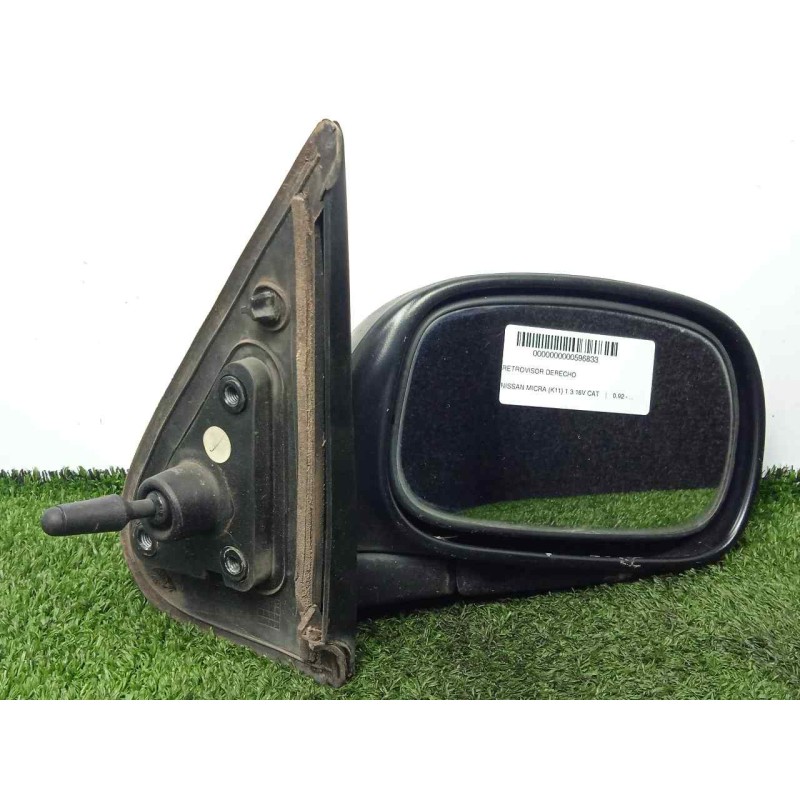 Recambio de retrovisor derecho para nissan micra (k11) 1.3 16v cat referencia OEM IAM  MANUAL NEGRO.PLASTICO
