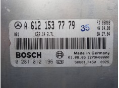 Recambio de centralita motor uce para mercedes-benz clase clk (w209) coupe 2.7 cdi 20v cat referencia OEM IAM 0281012196-A612153 2