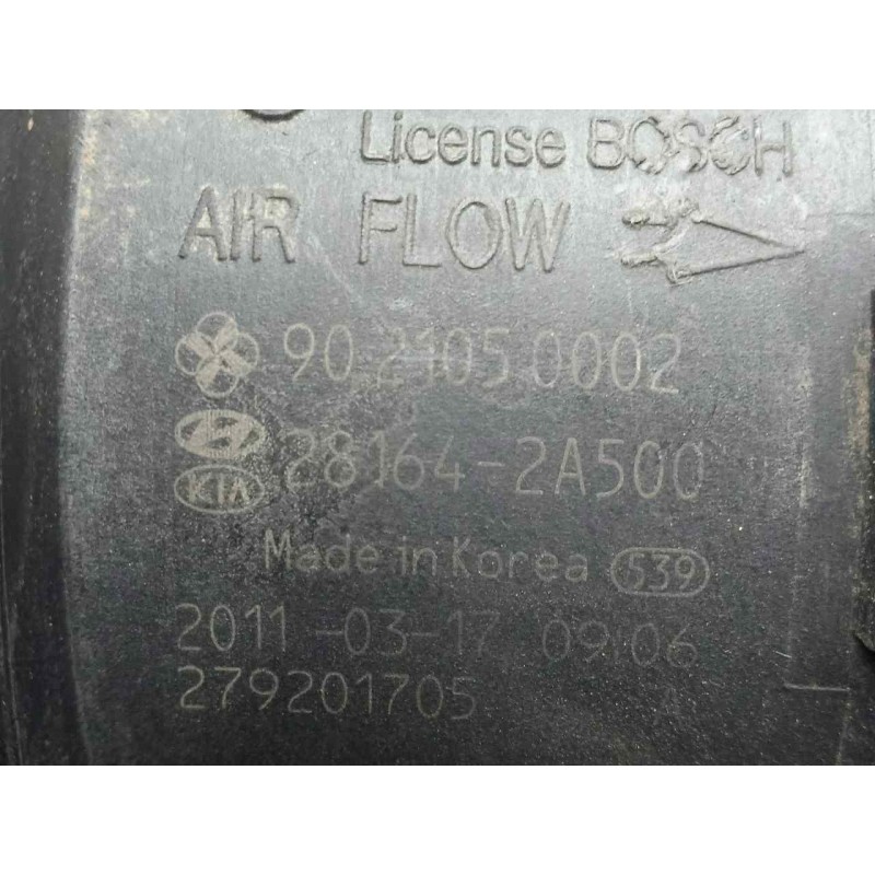 Recambio de caudalimetro para hyundai i30cw 1.6 crdi cat referencia OEM IAM 9021050002-281642A500 5.PINES KEFICO