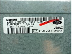 Recambio de centralita motor uce para ford ka (ccq) 1.3 cat referencia OEM IAM S118685001F-1S5X12A650BE-SIM24 SIM24 SIEMENS 2