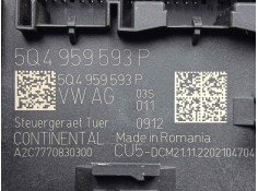 Recambio de modulo electronico para man tge kasten (uy) 2.0 tdi referencia OEM IAM 5Q4959593P-A2C7770830300 MODULO CONFORT PUERT 2