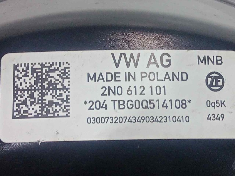 Recambio de servofreno para man tge kasten (uy) 2.0 tdi referencia OEM IAM 2N0612101 ZF 