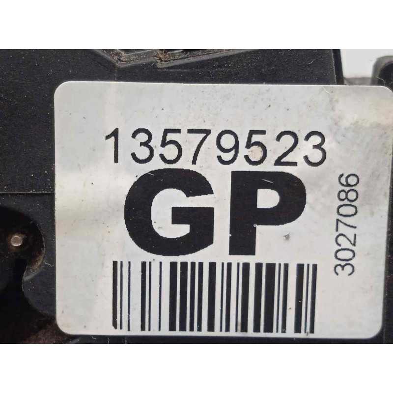 Recambio de cerradura puerta delantera derecha para chevrolet cruze 1.6 cat referencia OEM IAM 13579523 5.PINES 