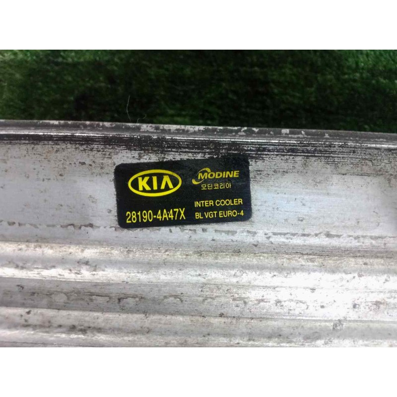 Recambio de intercooler para kia sorento 2.5 crdi referencia OEM IAM 281904A47X 420X125X90 ALUMINIO