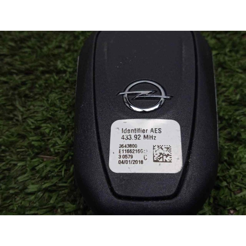 Recambio de conmutador de arranque para opel crossland x 1.2 referencia OEM IAM 3643800 SOLO.LLAVE 