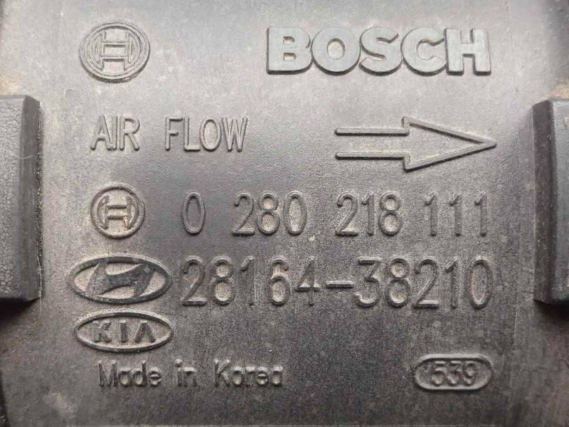 Recambio de caudalimetro para hyundai santa fe (sm) 2.4 cat referencia OEM IAM 0280218111-2816438210  