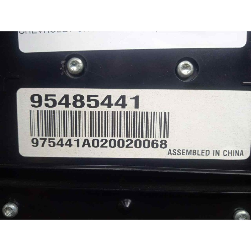 Recambio de sistema audio / radio cd para chevrolet cruze 1.6 cat referencia OEM IAM 95485441  