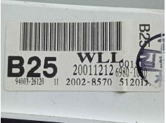 Recambio de cuadro instrumentos para hyundai santa fe (sm) 2.4 cat referencia OEM IAM 9400326120-20028570-69801080   2
