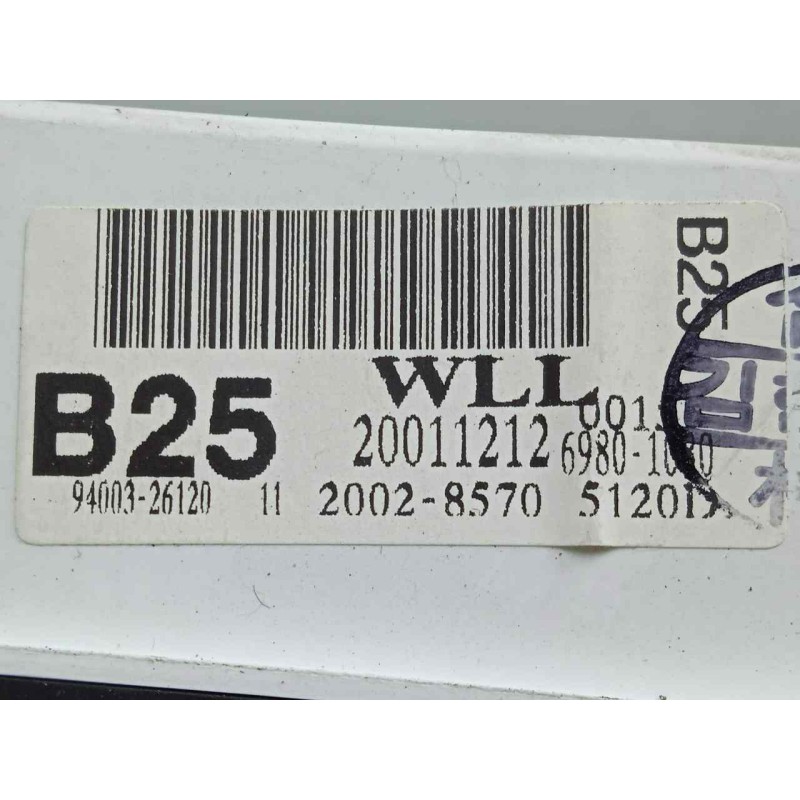 Recambio de cuadro instrumentos para hyundai santa fe (sm) 2.4 cat referencia OEM IAM 9400326120-20028570-69801080  