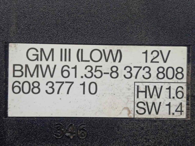 Recambio de modulo electronico para bmw serie 5 berlina (e39) 2.5 turbodiesel cat referencia OEM IAM 61358373808-60837710  