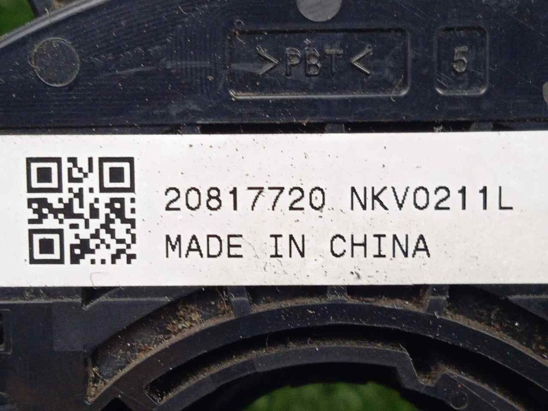 Recambio de anillo airbag para chevrolet cruze 1.6 cat referencia OEM IAM 20817720  