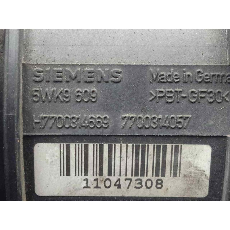 Recambio de caudalimetro para renault laguna ii (bg0) 1.9 dci diesel cat referencia OEM IAM 5WK9609-7700314669-7700314057  