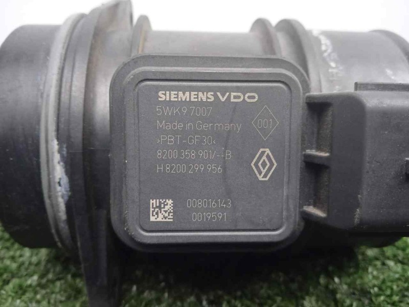 Recambio de caudalimetro para renault clio iii 1.5 dci diesel referencia OEM IAM 5WK97007-8200299956 6.PINES 