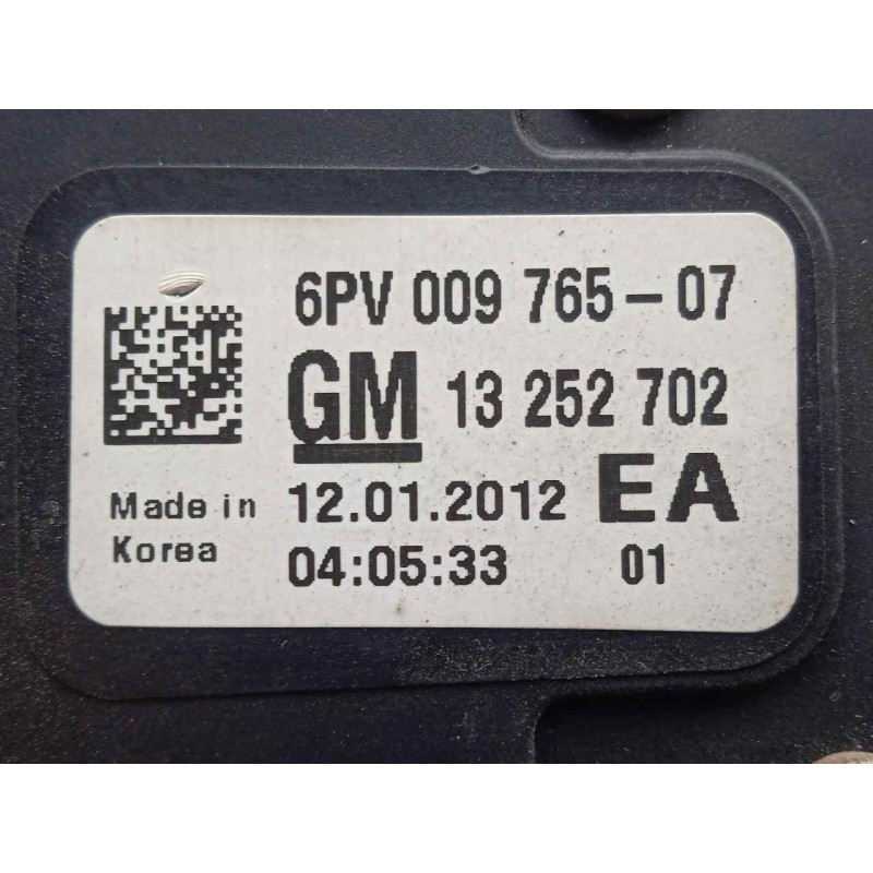 Recambio de potenciometro pedal para chevrolet cruze 1.6 cat referencia OEM IAM 6PV00976507-13252702  