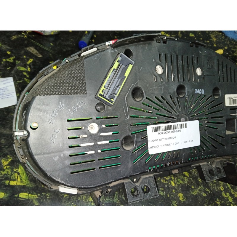 Recambio de cuadro instrumentos para chevrolet cruze 1.6 cat referencia OEM IAM 95472850-688014257  