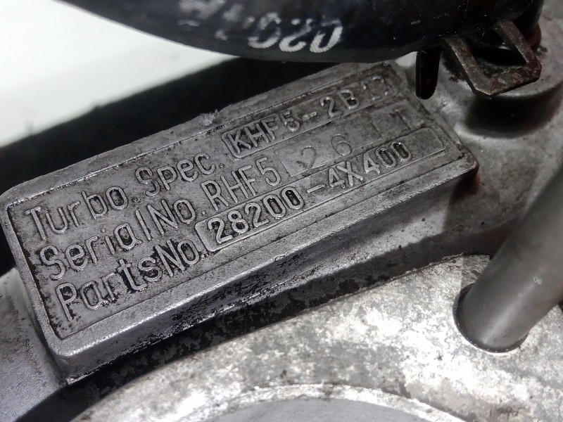Recambio de turbocompresor para hyundai terracan (hp) 2.9 crdi cat referencia OEM IAM 282004X400-KHF52B  