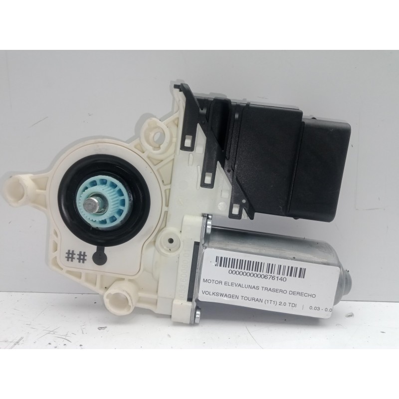 Recambio de motor elevalunas trasero derecho para volkswagen touran (1t1) 2.0 tdi referencia OEM IAM 1K0959704B  