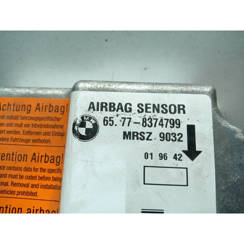 Recambio de centralita airbag para bmw serie 5 berlina (e39) 2.5 turbodiesel cat referencia OEM IAM 65778374799  TEMIC
