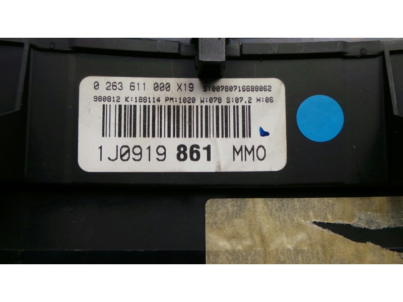 Recambio de cuadro instrumentos para volkswagen golf iv berlina (1j1) 1.4 16v referencia OEM IAM 0263611000-1J0919861  
