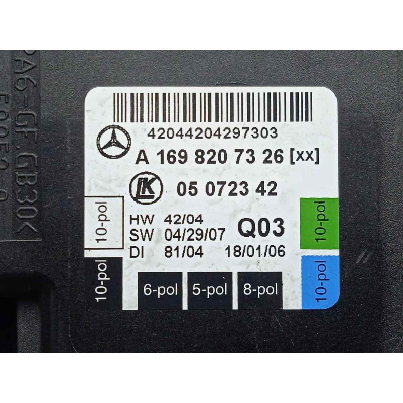 Recambio de modulo electronico para mercedes-benz clase b (w245) 2.0 cdi cat referencia OEM IAM A1698207326-05072342  