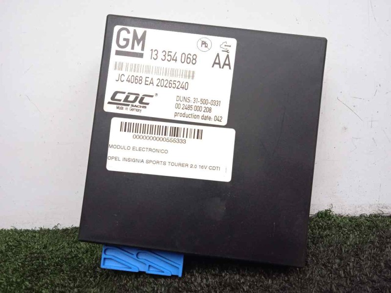 Recambio de modulo electronico para opel insignia sports tourer 2.0 16v cdti referencia OEM IAM 13354068  