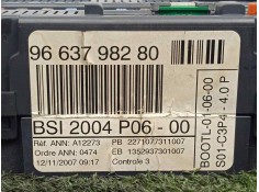 Recambio de centralita check control para peugeot 207 1.4 hdi referencia OEM IAM 9663798280-BSI2004P06 BSI2004P06  2