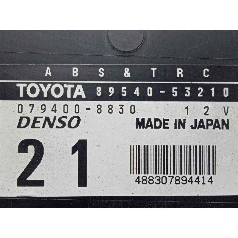 Recambio de centralita abs para lexus is200 (gxe10) sport cross referencia OEM IAM 8954053210-0794008830  