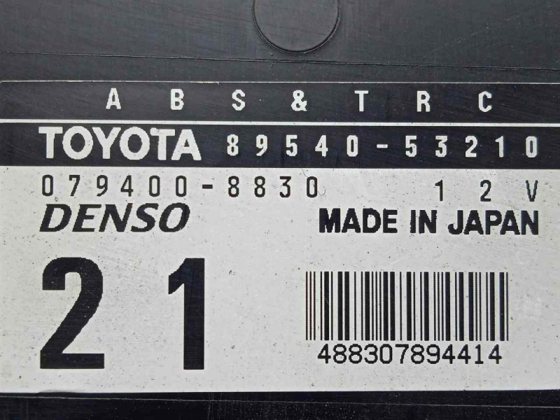 Recambio de centralita abs para lexus is200 (gxe10) sport cross referencia OEM IAM 8954053210-0794008830  