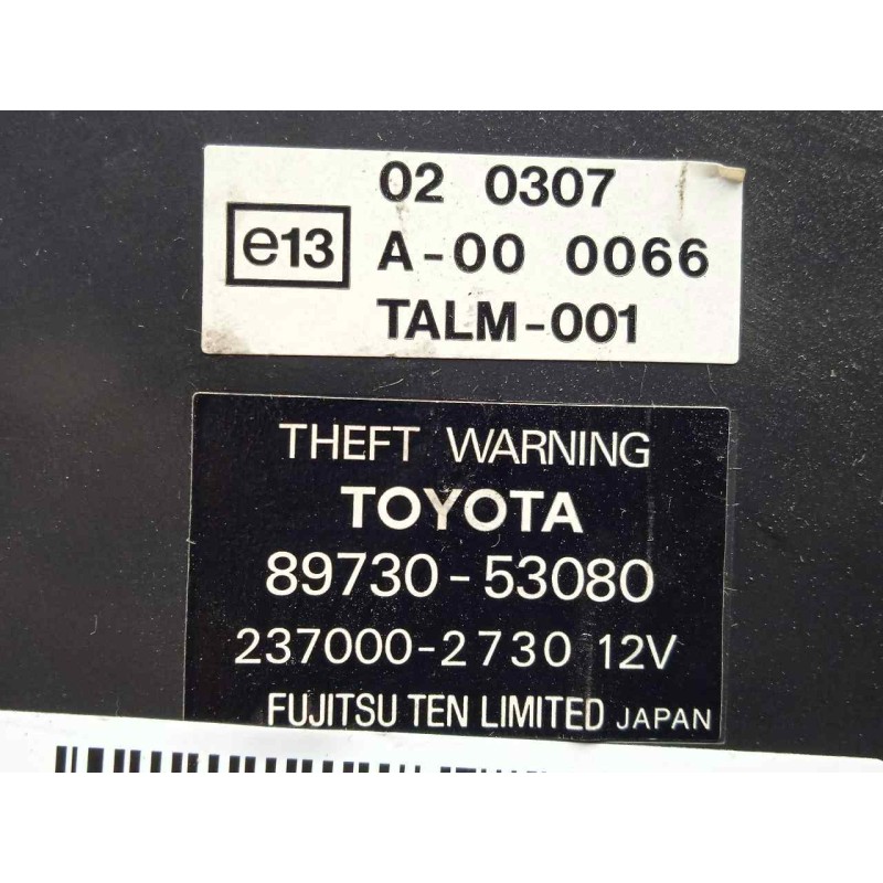 Recambio de modulo electronico para lexus is200 (gxe10) sport cross referencia OEM IAM 8973053080-2370002730  